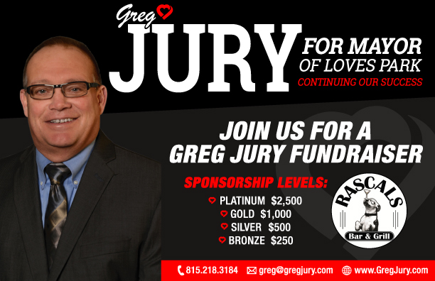 Join us for a Greg Jury Fundraiser